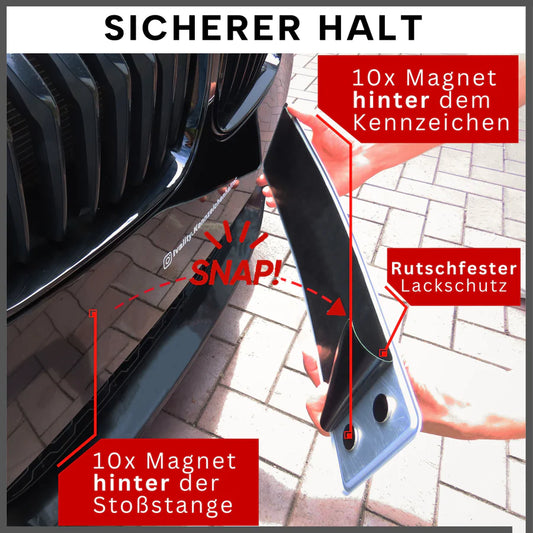 IVALITY - 1 Stk "Usynlig" Alu/3D set - Bak fangeren -