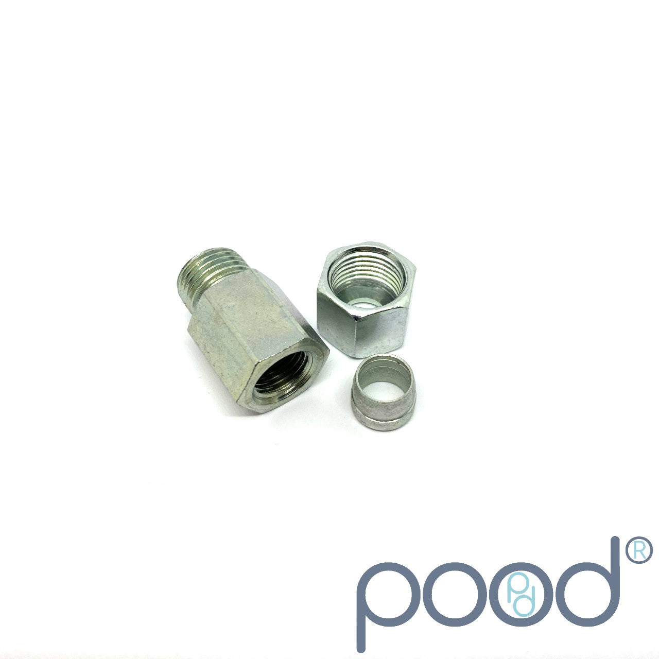 Skru-kobling G1/4" Hun - 10mm Hardline