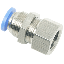 Gjennomføring NPT 1/8" Hun til 1/4" Push-In