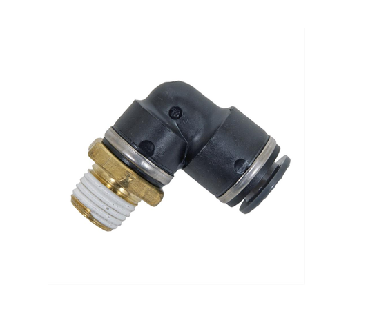 AirLift 21854 - 90° NPT1/8" Han - 3/8" Push-In