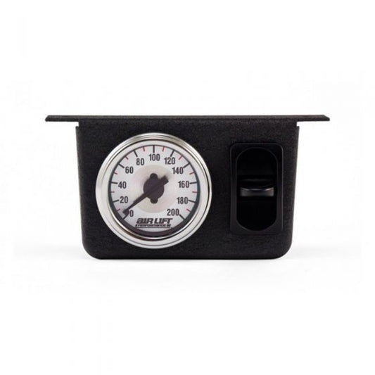 AirLift 26161 - Bryterpanel M/Pneumatisk bryter og Manometer