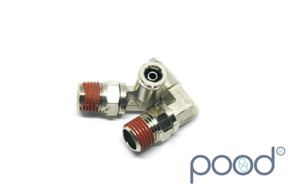 90° Svivel NPT1/4" - 1/4" Push-in