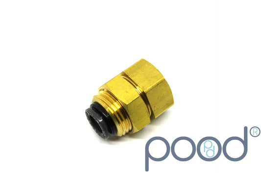 AirLift 21023 - Gjennomføring NPT1/4" Hun - 1/4" Push-In