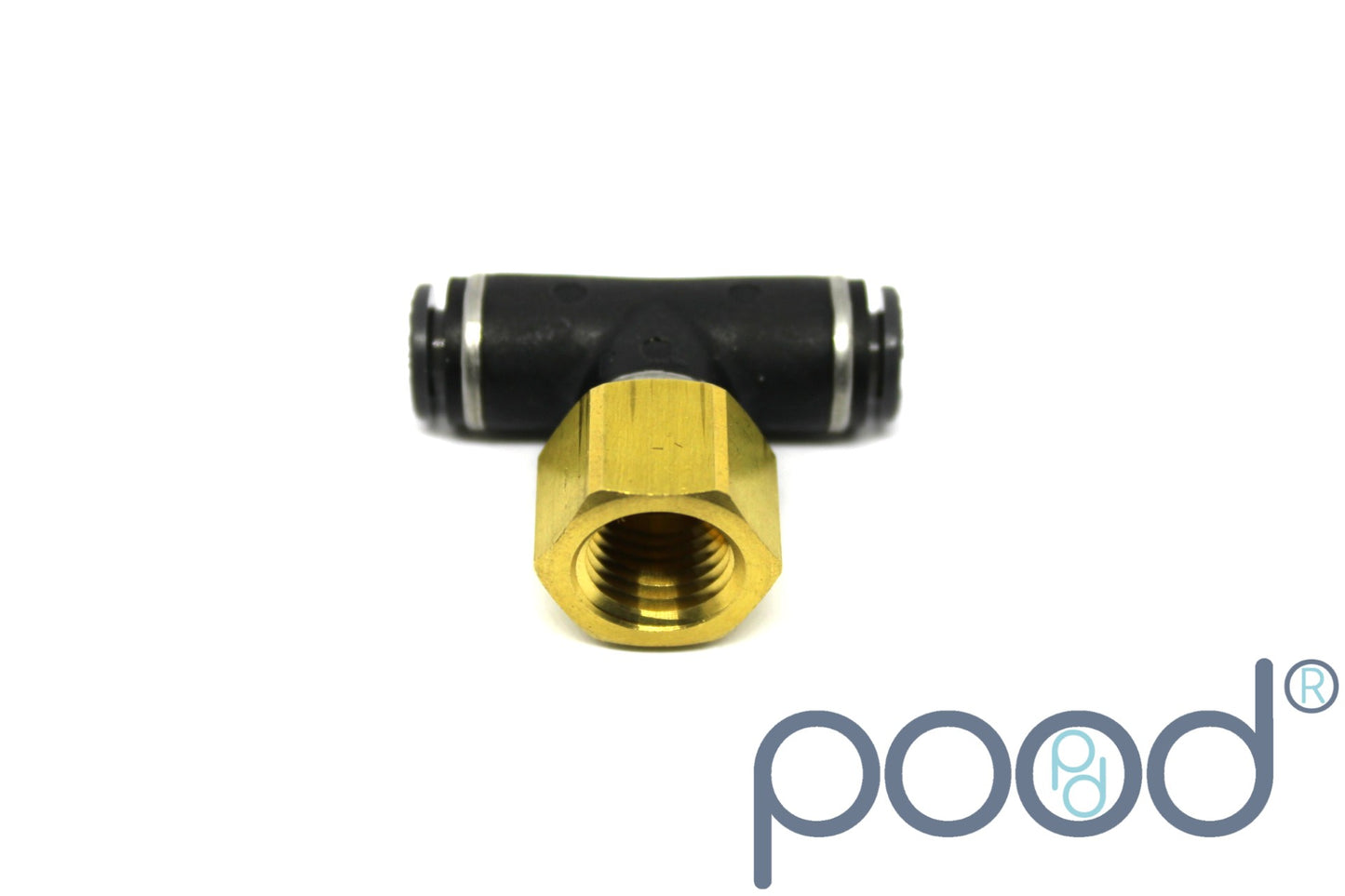 AirLift 21029 - T-Stykke NPT1/4" - 1/4" Push-In