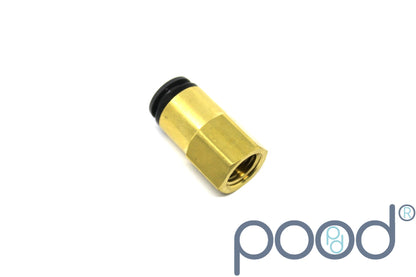 AirLift 21987 - Plugg NPT1/4" Hun - 3/8" Push-In