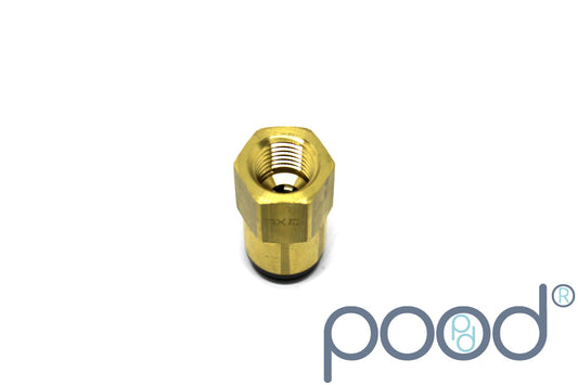 AirLift 21987 - Plugg NPT1/4" Hun - 3/8" Push-In