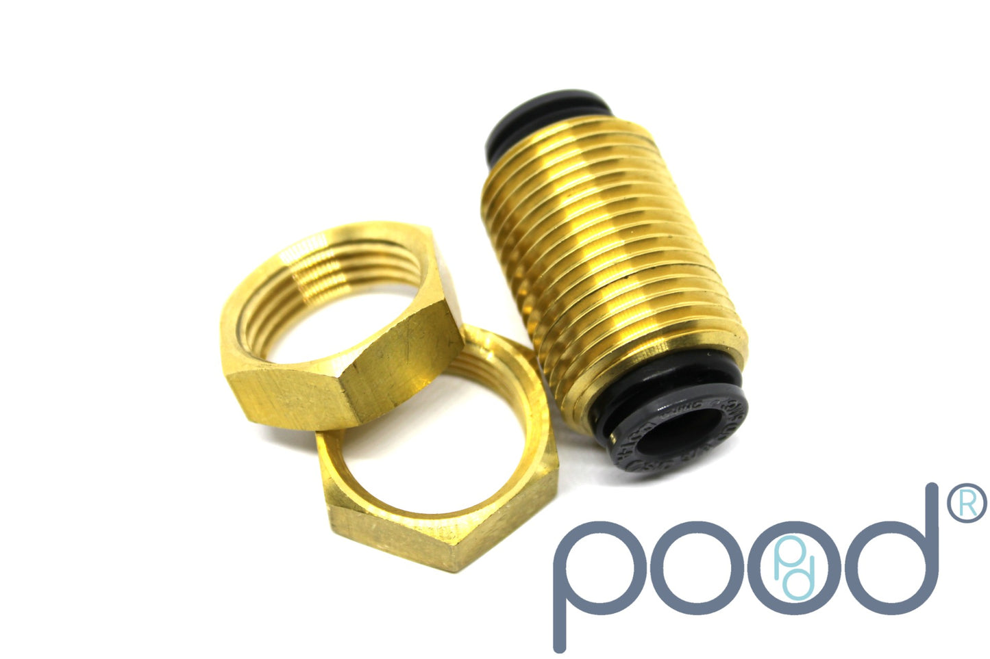 AirLift 21027 - Gjennomføring 1/2" Push-In - 1/2" Push-In