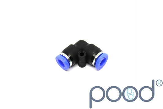 90° 1/4" Push-In - 1/4" Push-In
