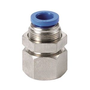 Gjennomføring NPT 1/4" Hun til 6mm Push-In