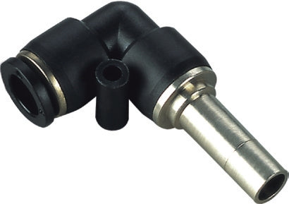90° Plug-In 1/4" - 1/4" Push-In