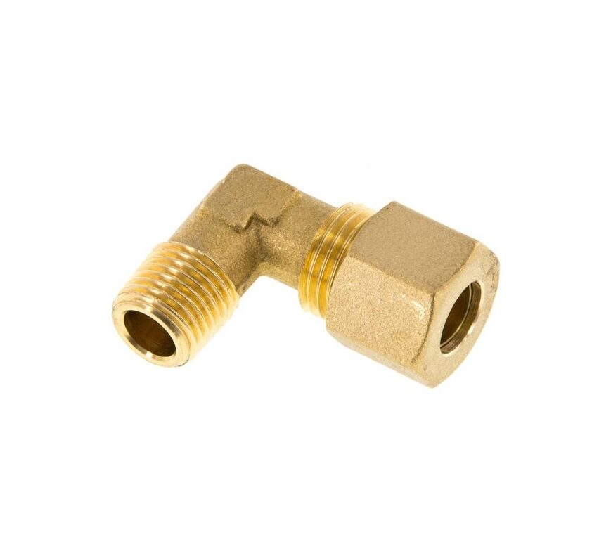 90° G 1/4" Han - 10mm Hardline