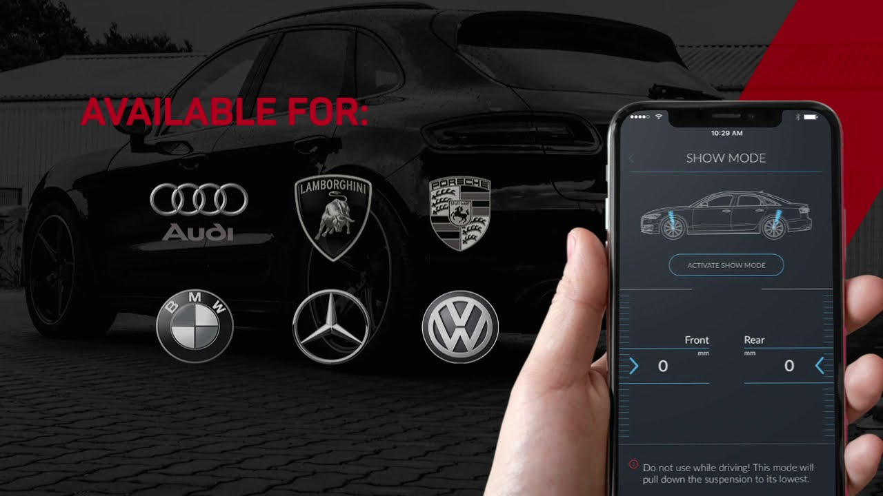 Aktivt styresystem for OEM luftunderstell - APP kontroll - BMW 7 Serie (G11/G12)