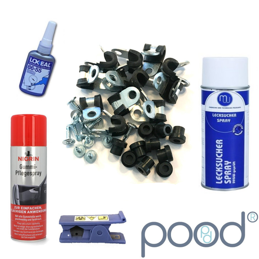 Monteringspakke for luftstyringer 1/4" (Stor)
